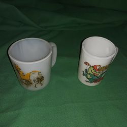 Vintage Milk Glass Shaving Cup