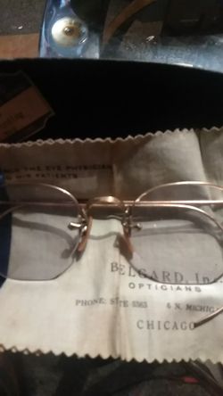 12kt vintage eyeglasses $75