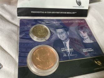 John F Kennedy $1 Presidential coin set