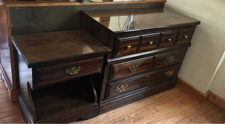 Matching dresser and night stand