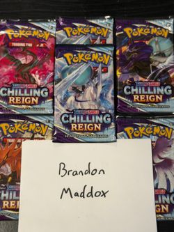 Pokemon Chilling Reign Booster Pack New