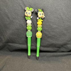 Beaded Pens W/ Characters