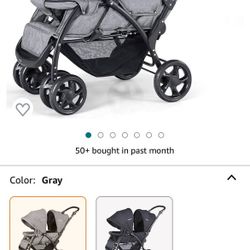 Baby joy Double Stroller 