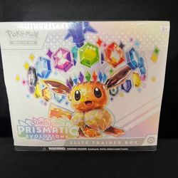 Pokémon Cards Prismatic Evolutions ETB