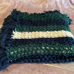Hand Crocheted Afghan 36x72