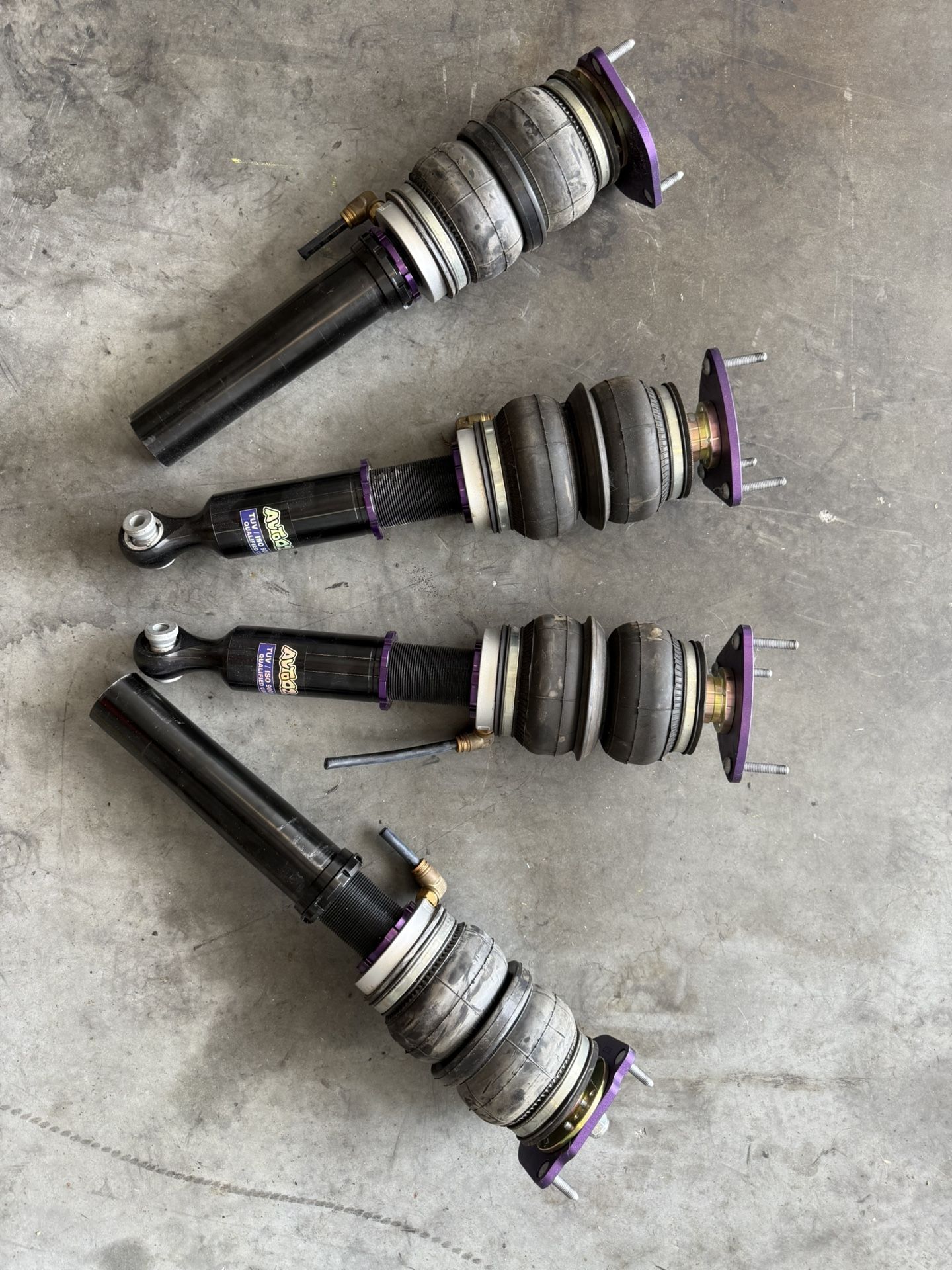 2018-2020 991.2 Porche GT3RS D2 Air Suspension Struts 