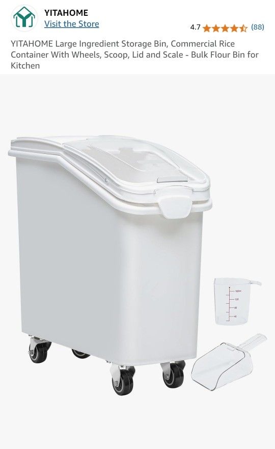 Large Ingredient Storage Bin