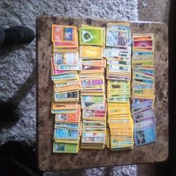 Over 300 Pokemon Cards 