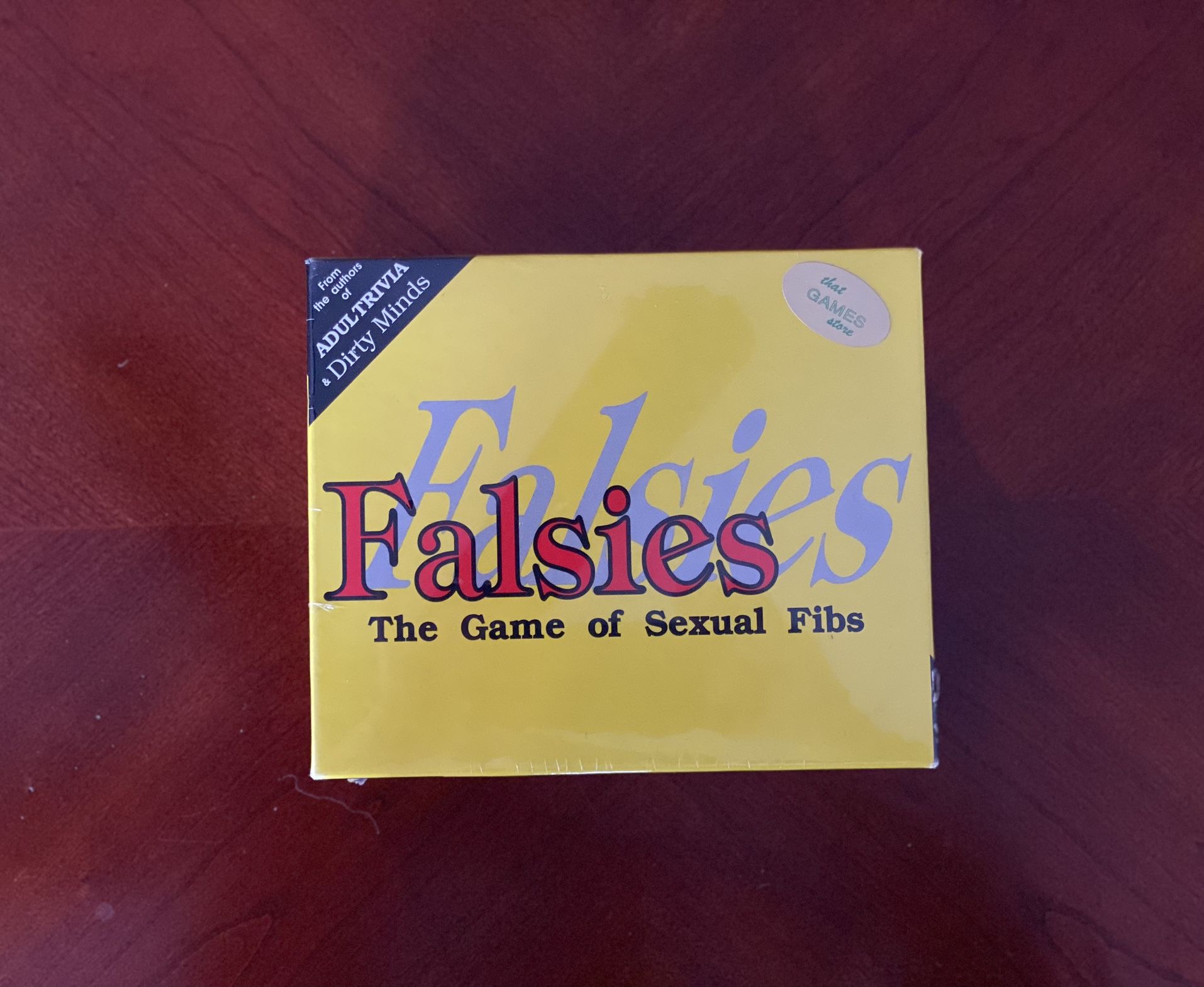 LOOK!!!! Falsies The Game Of Sexual Fibs Board Game 1991 NEW UNOPENED box