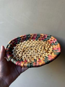 Small woven tray