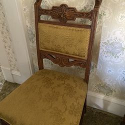 Antique Oak Side Chair : Price Reduced  