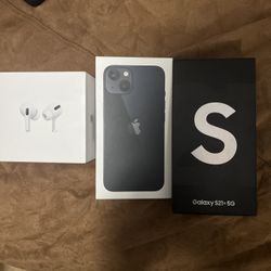 BOXES FOR APPLE PROFUCTS AND SAMSUNGS