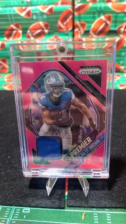 Amon Ra St Brown pink prizm patch