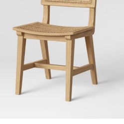 Tormod Backed Cane Dining Chair - Natural 