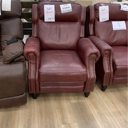 Red Leather Chair 