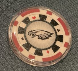 Philadelphia Eagles Poker Chip