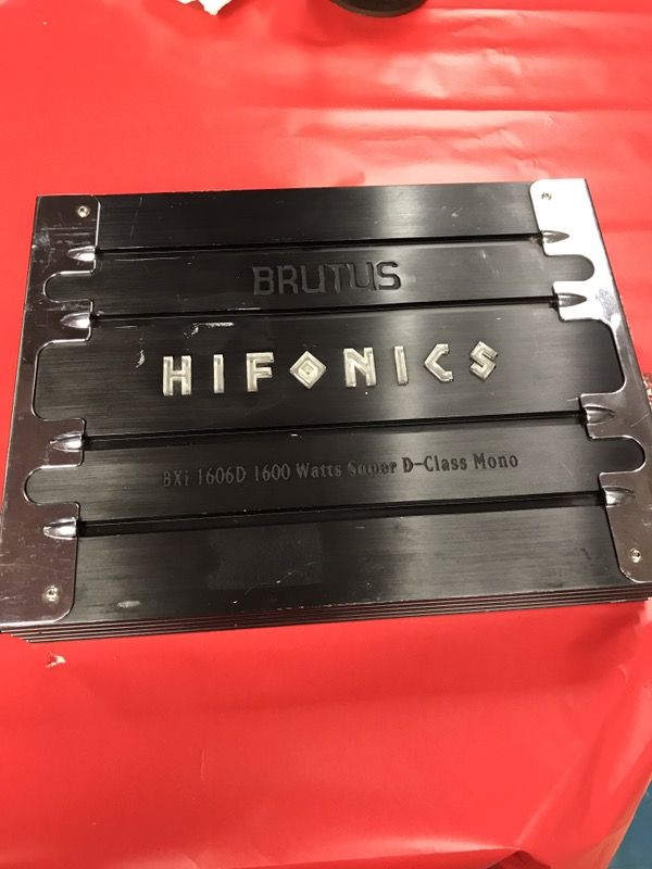 Brutus Hifonics BXi 1606D 1600 Watts Super D- Class Mono