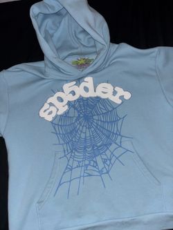 Sp5der BabyBlueHoodie