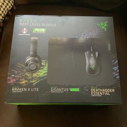 RAZER MOUSE, MOUSEPAD  & HEADSET BUNDLE