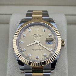 Rolex Datejust 41m factory diamonds