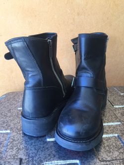 Harley Davidson Leather Women's Boots 8 1/2