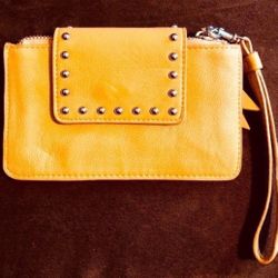 New Yellow Express Wristlet