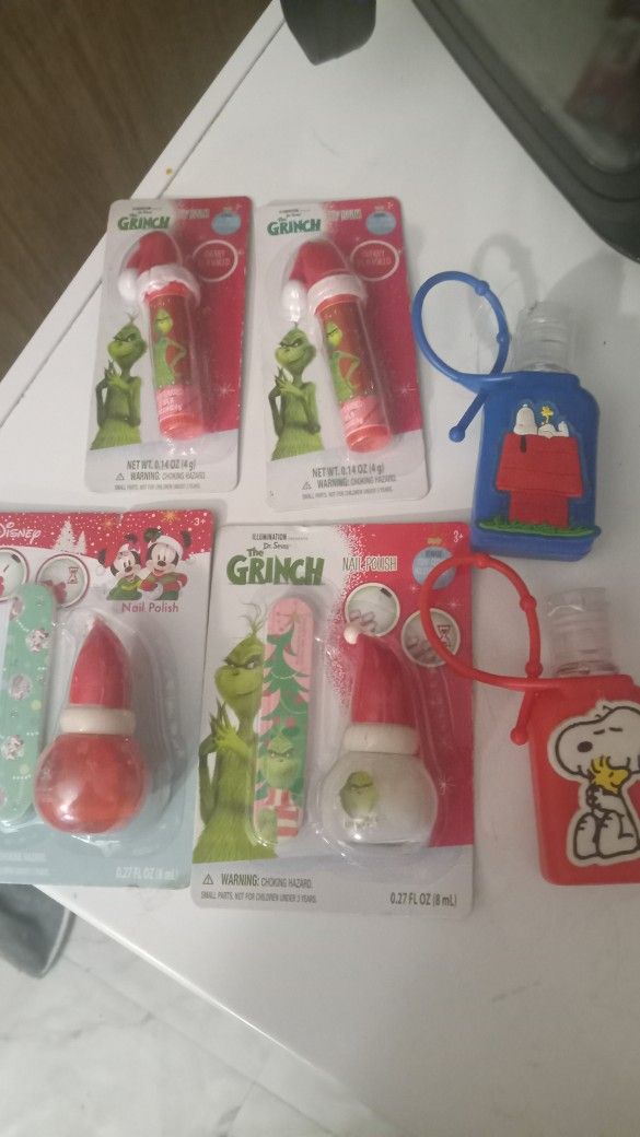 Kids Lipbalm Nail Polish And Hand Sanitizer