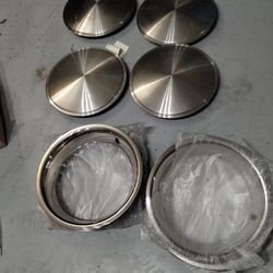 Hubcap And Beauty Rings New In The Box 15 In