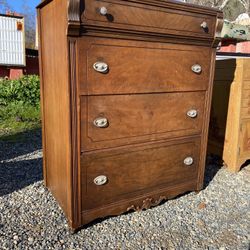 Vintage Tall Dresser 