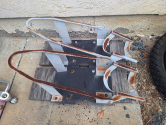 Motorcycle wheel chocks