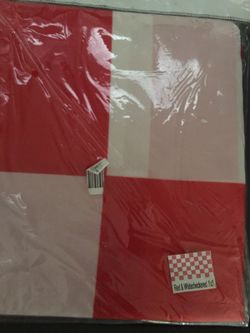 Red and White Checkered Racing Flag 3x5 Poly New