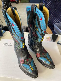 Paul Bond Women’s Custom Mariposa Style Cowboy Boots