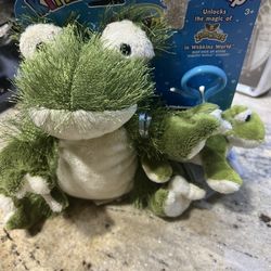 4 Webkinz Frogs , Iguana