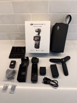 DJI Osmo Pocket 3 Creator Combo w/ Box + Freewell Mega 14 Filter Pack Bundle.