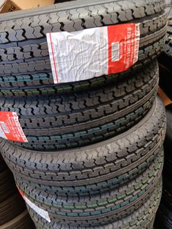 New set of tires 205 75 15 st 10ply