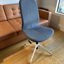 Blue IKEA LÅNGFJÄLL Office Desk Chair