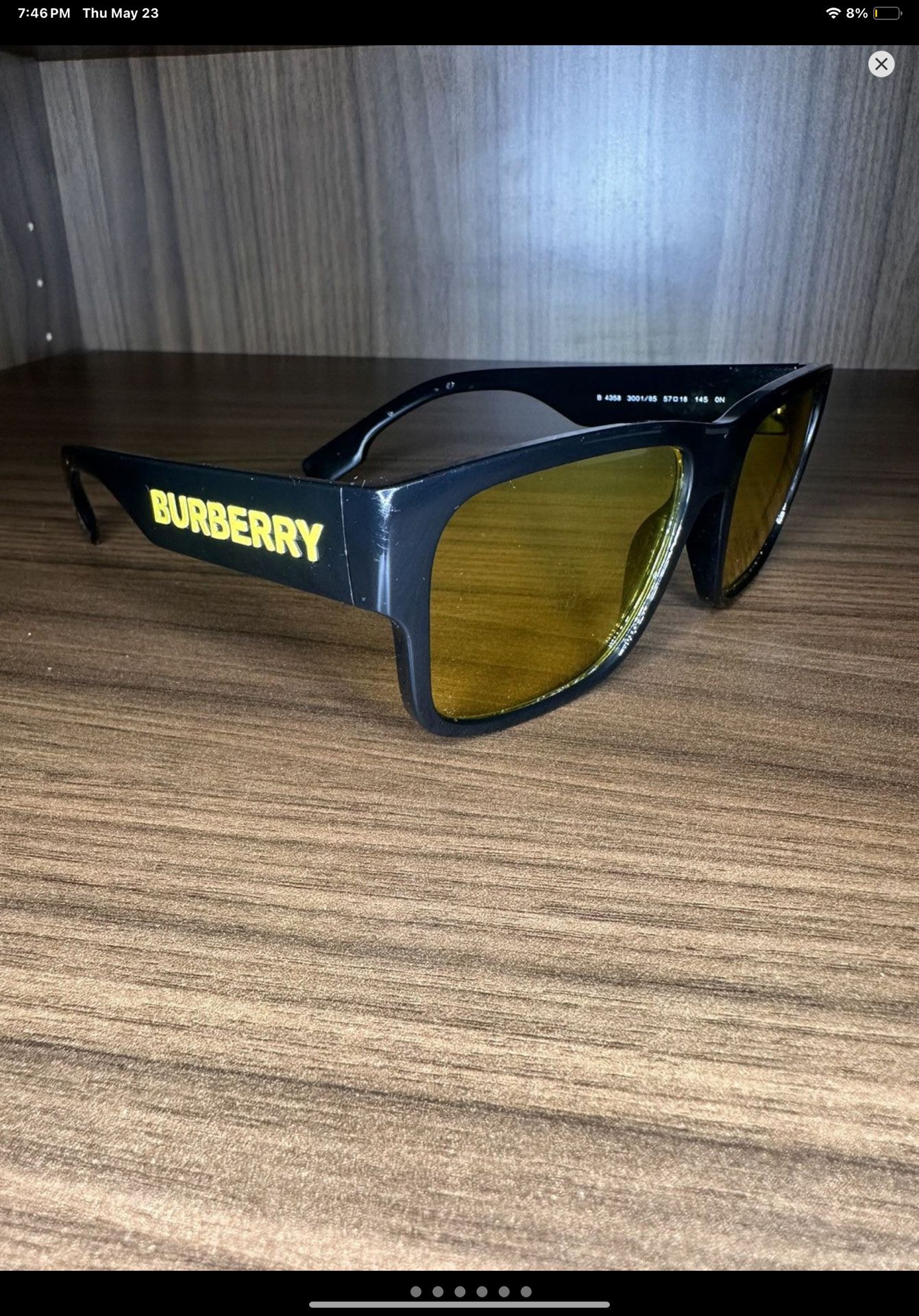 Burberry Men's BE4358 Knight Sunglasses