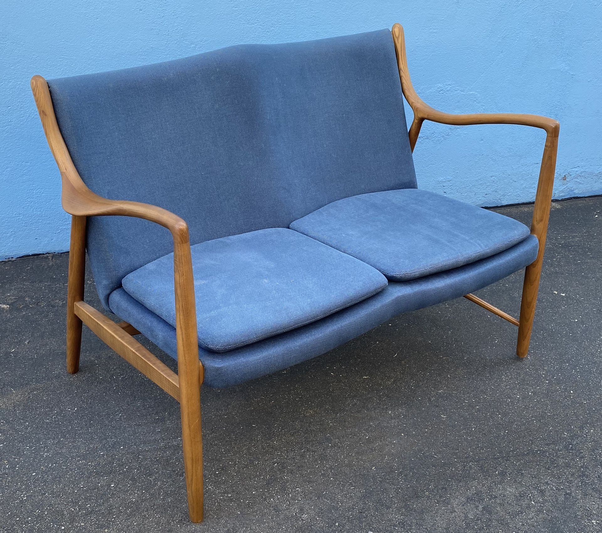 Danish Modern/Finn Juhl style loveseat