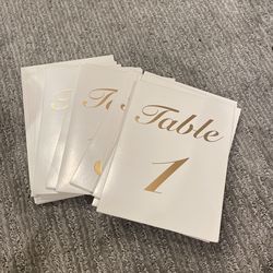 Table Numbers
