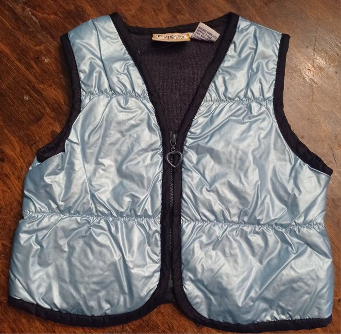 "Threads" Silver/Black Vest