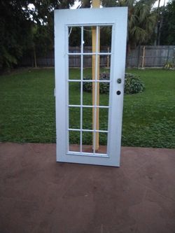 Door Without The Glass Insert