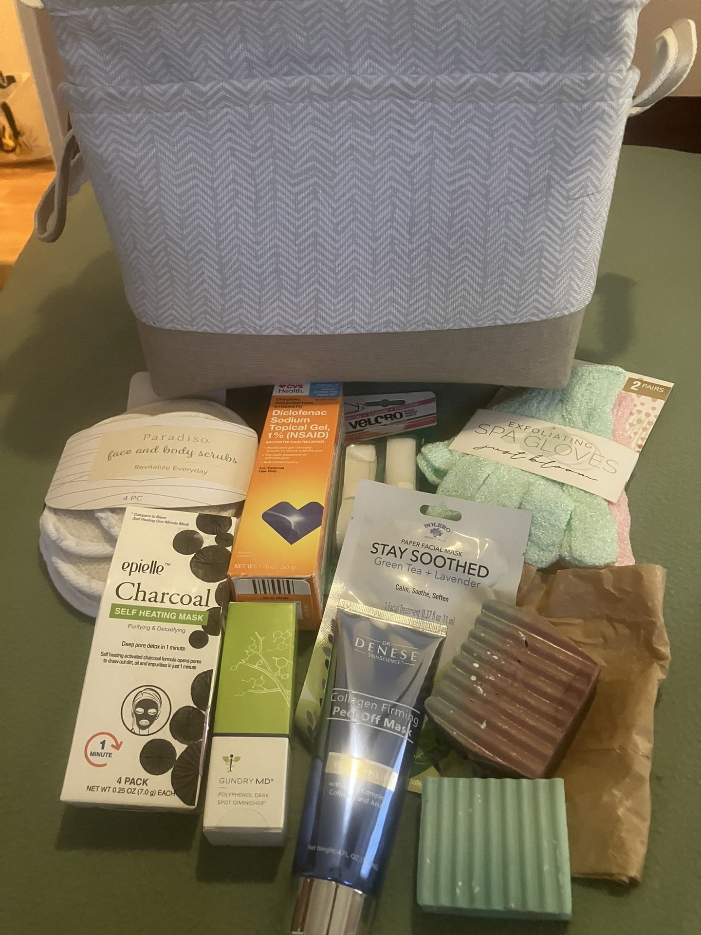 Bin Full of Skincare and Health Products