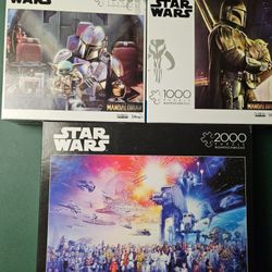 Star Wars Disney Buffalo Games And Puzzles 1000 And 2000 Piece Puzzles