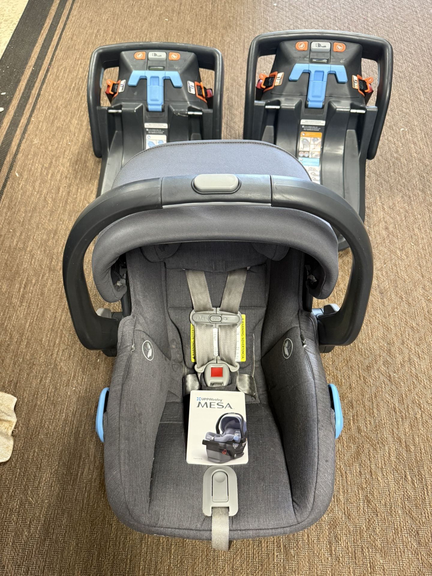 Uppababy Car Seat and Two Bases! 
