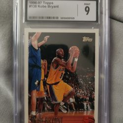 Kobe Bryant Mint Condition 96-97 Topps Rookie Card 