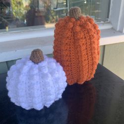 Hand Crocheted Pumpkins