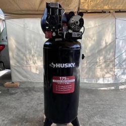 Husky 60 Gal. 3.7 HP 1-Phase 175 PSI Oil Lubed Belt Drive Stationary Electric Air Compressor