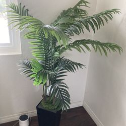 2 Palm Artificial Potted Plants