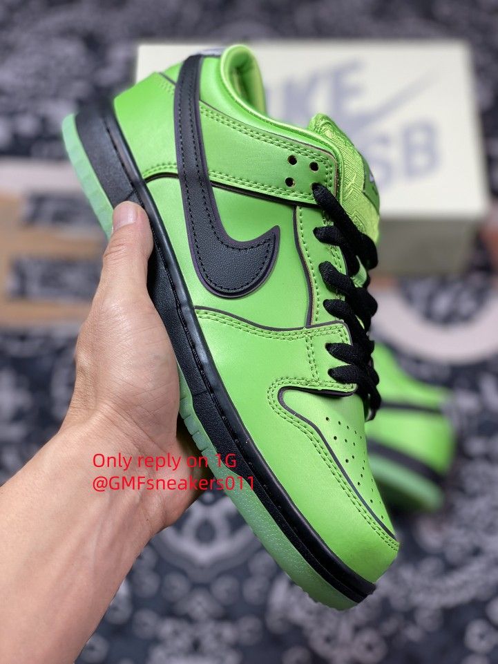 The Powerpuff Girls x Dunk Low Pro SB QS 'Buttercup'
