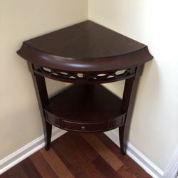Wooden Corner Table
